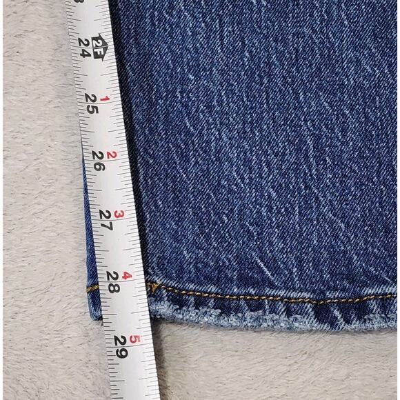 Levis 501 Jeans Original Fit High Rise Medium Wash Button Fly Womens 30 X 30 - Picture 12 of 13